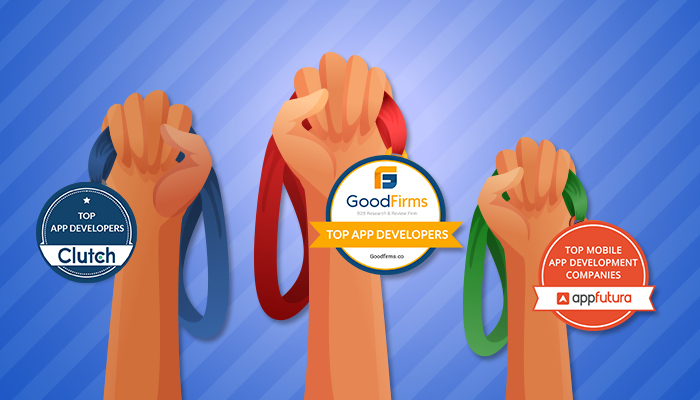 We upheld our brightest presence on GoodFirms', Clutch in the List of Topmost promising mobile app development agencyÂ 