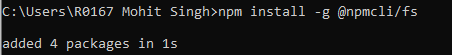 Install Angular CLI