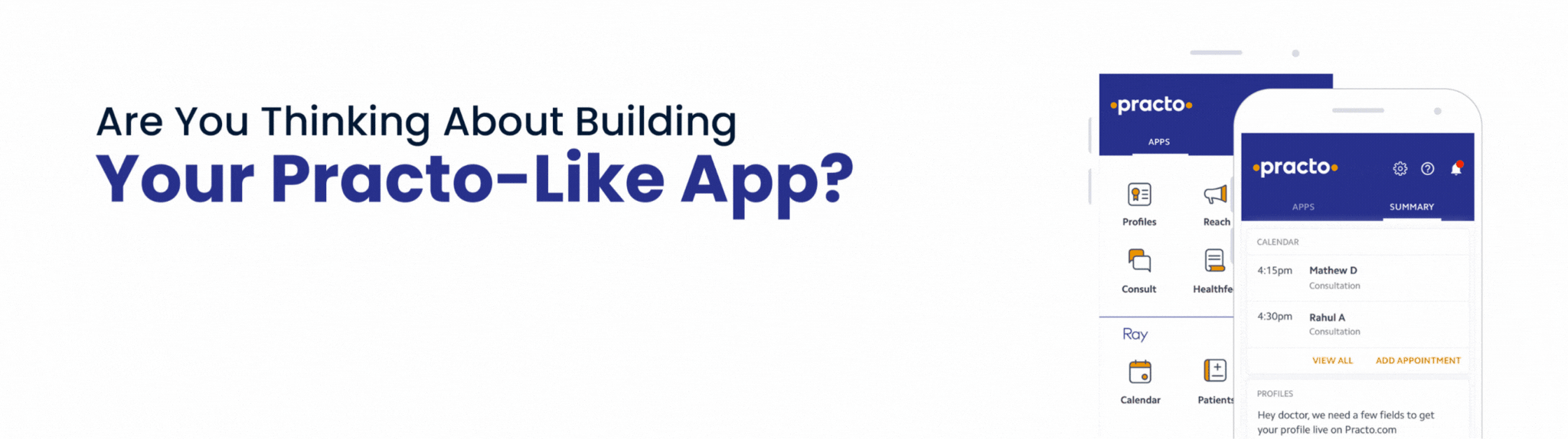 App Like Practo CTA